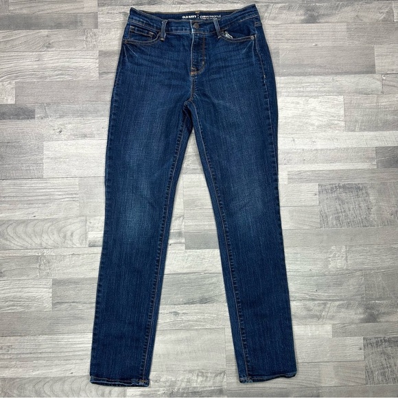 Old Navy Curvy Profile Mid-Rise Denim Jeans - Picture 1 of 7